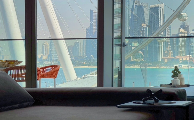 Luxuriöse 2-Zimmer-Wohnung mit Meerblick in Bluewaters Residences 3, komplett modernisiert