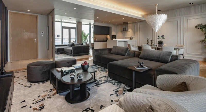 Luxuriöse 2-Zimmer-Wohnung mit Meerblick in Bluewaters Residences 3, komplett modernisiert