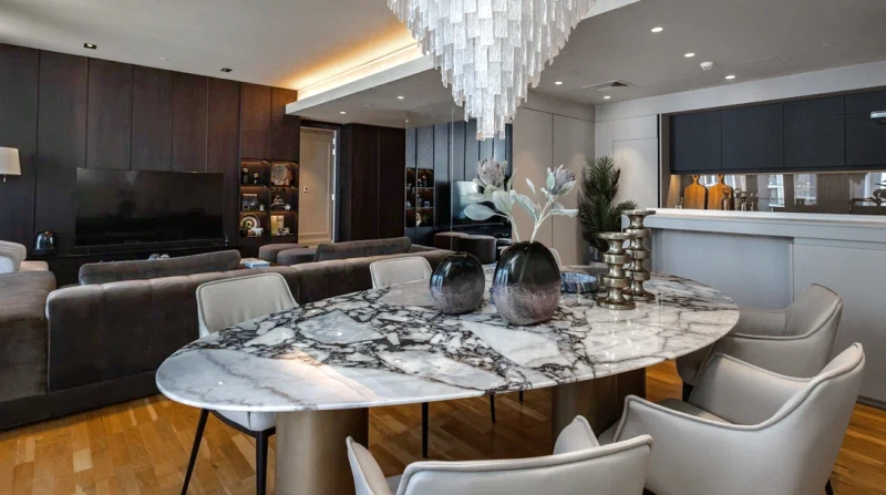 Luxuriöse 2-Zimmer-Wohnung mit Meerblick in Bluewaters Residences 3, komplett modernisiert