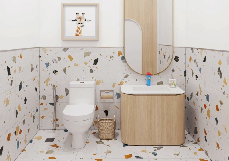 Modernes 1-Schlafzimmer-Apartment mit ausgestatteter Küche