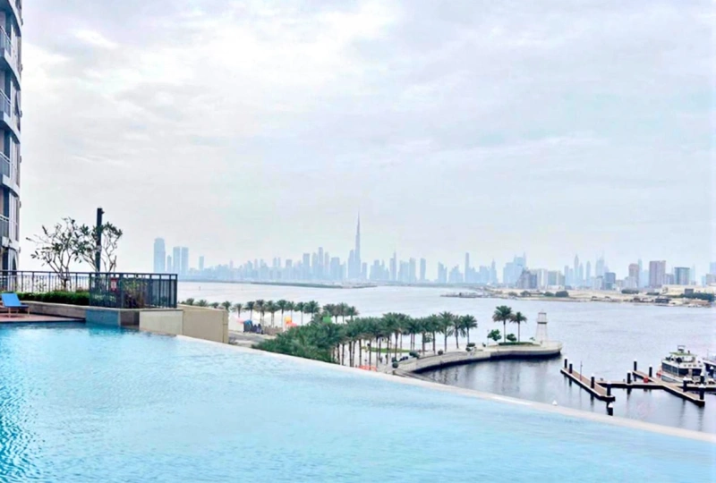 Modernes 1-Zimmer-Apartment mit herrlichem Blick auf den Creek