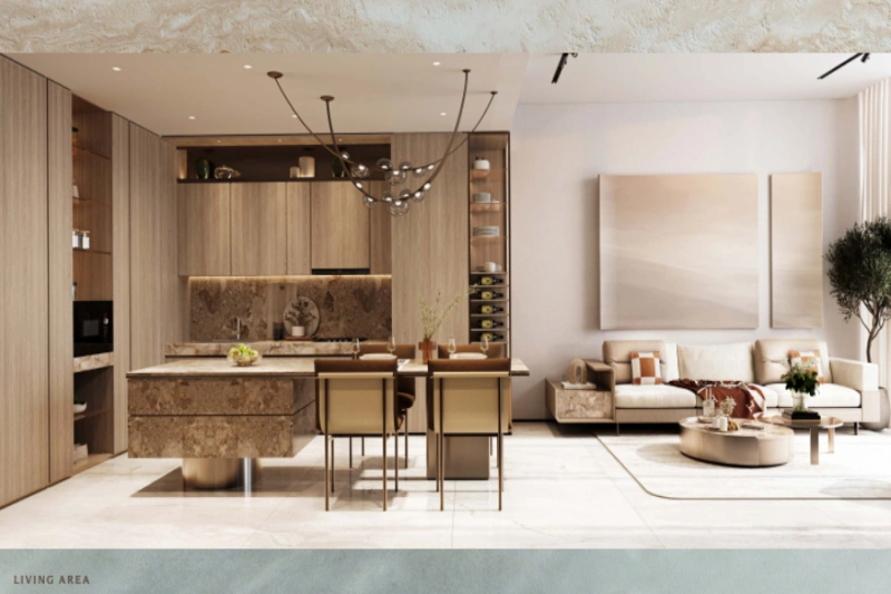 Atemberaubende Drei-Zimmer-Wohnung mit modernem Design