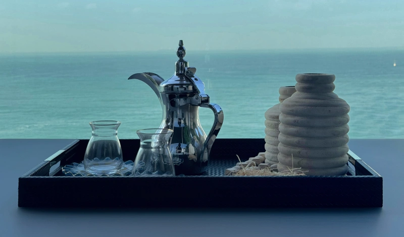 Moderne Luxuswohnung mit Meerblick und riesiger Terrasse in Bluewaters Residences 5