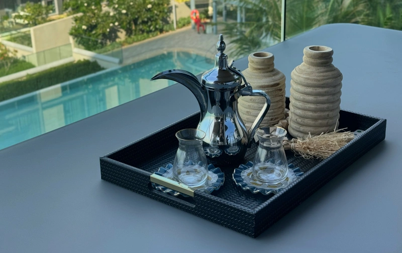 Moderne Luxuswohnung mit Meerblick und riesiger Terrasse in Bluewaters Residences 5