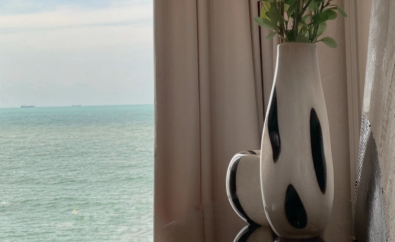 Moderne Luxuswohnung mit Meerblick und riesiger Terrasse in Bluewaters Residences 5