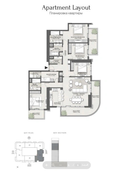 Traumhaftes Strandapartment mit 4 Schlafzimmern und Resort-Feeling!