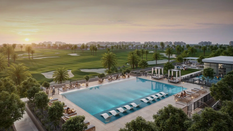 Geräumiges Apartment mit 3 Schlafzimmern riesigem Balkon mit fantastischem Blick auf den Golfplatz!