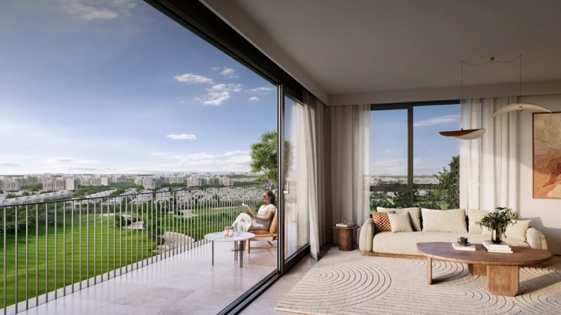 Geräumiges Apartment mit 3 Schlafzimmern riesigem Balkon mit fantastischem Blick auf den Golfplatz!