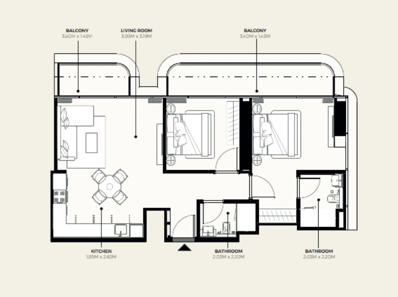 Gemütliche 2-Zimmer-Wohnung im Herzen der Stadt - ikonische Lage!