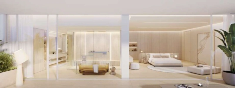 Luxuriöse 5-Zimmer-Duplex-Sky-Villa mit Dienstbotenzimmer und riesigem Balkon mit privatem Pool