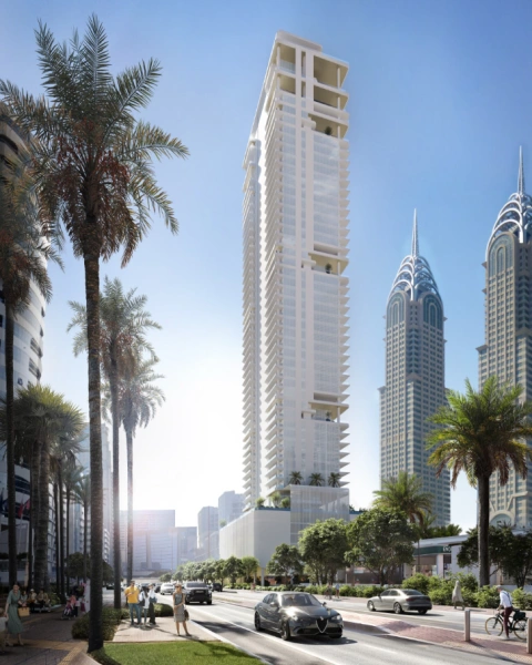 Luxuriöse 5-Zimmer-Duplex-Sky-Villa mit Dienstbotenzimmer und riesigem Balkon mit privatem Pool