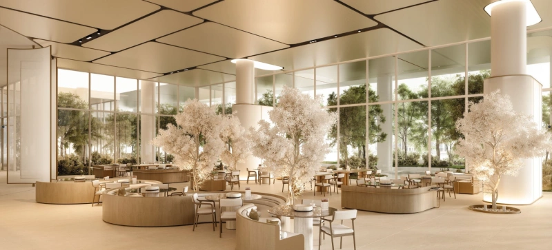 Luxuriöse 5-Zimmer-Duplex-Sky-Villa mit Dienstbotenzimmer und riesigem Balkon mit privatem Pool