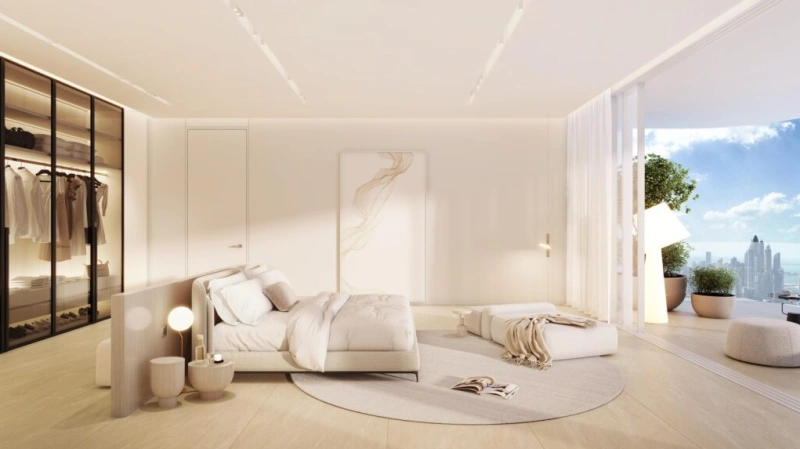 Luxuriöse 5-Zimmer-Duplex-Sky-Villa mit Dienstbotenzimmer und riesigem Balkon mit privatem Pool