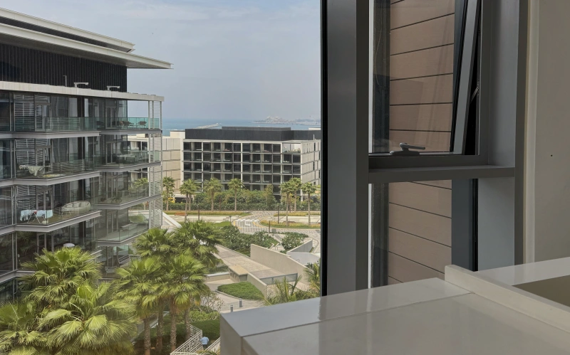 Exklusive 4-Zimmer-Wohnung mit Dienstmädchenzimmer, Bluewaters Residences: Traumblick!