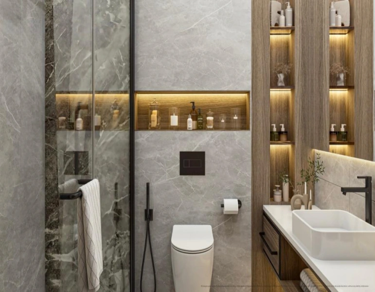 Stilvolle Zwei-Zimmer-Wohnung mit modernem Design