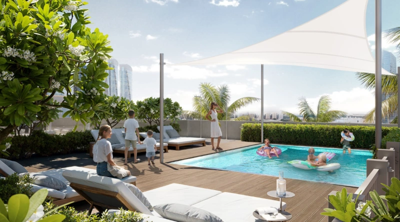 1-Schlafzimmer-Wohnung in "V1VID TOWER"