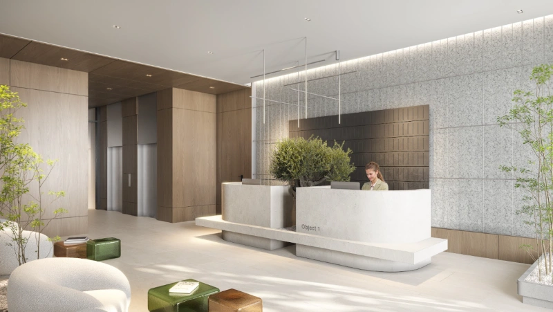 1-Schlafzimmer-Wohnung in "V1VID TOWER"