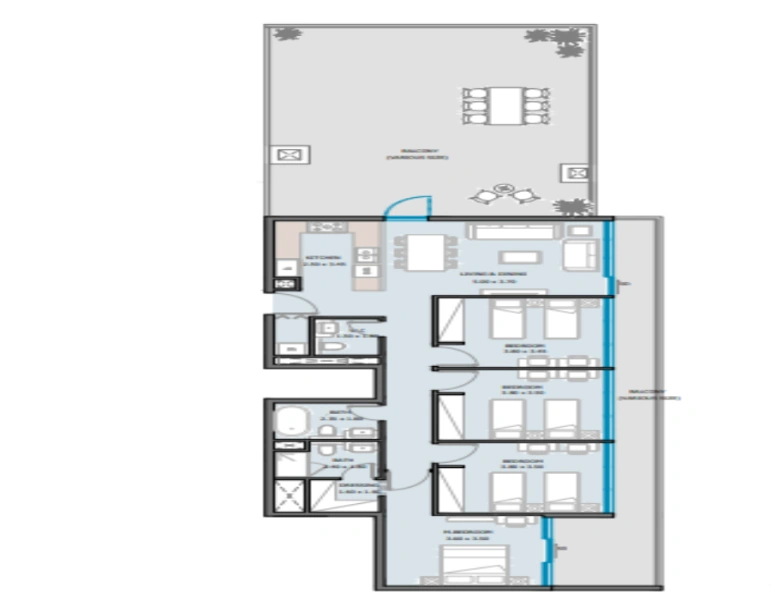 Atemberaubende Vier-Zimmer-Wohnung mit modernem Design - ein Muss!