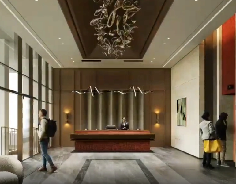 Luxuriöses Apartment mit zwei Schlafzimmern und modernem Design