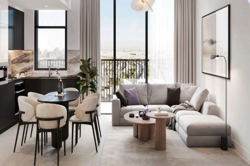 Stilvolle Zwei-Zimmer-Wohnung mit modernem Design