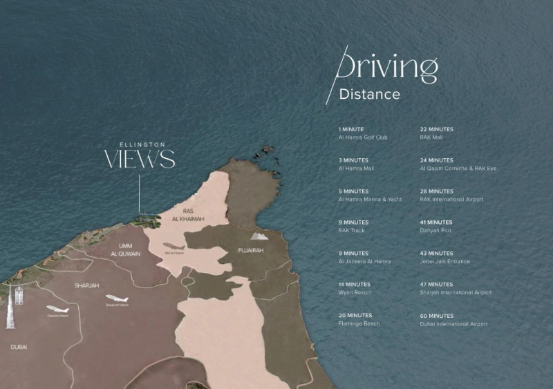 Exklusive 2-Zimmer Wohnung mit Meerblick am Al Hamra Golfclub!