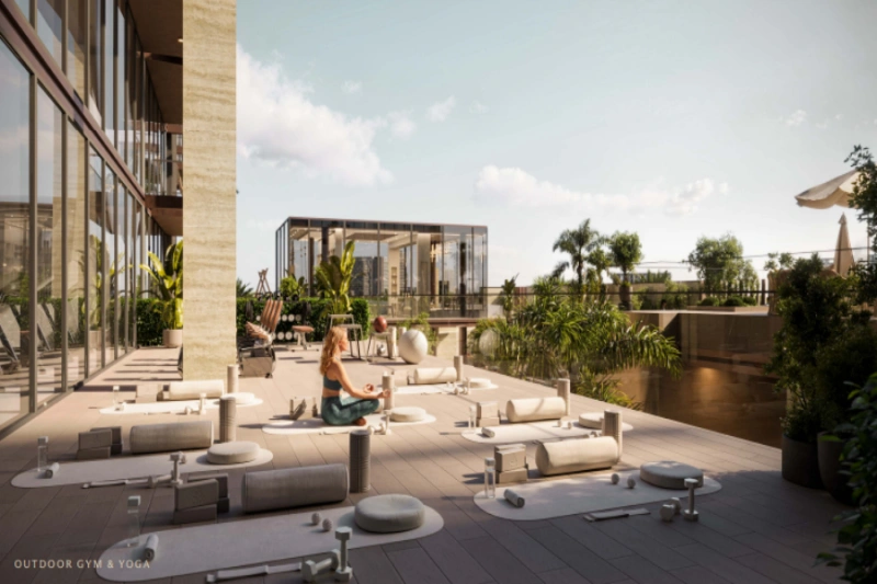 Elegante appartamento con una camera da letto dal design moderno