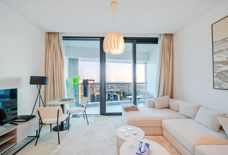 Moderne 2-Zimmer-Wohnung mit Premium-Annehmlichkeiten und Blick auf den Jachthafen in JBR!