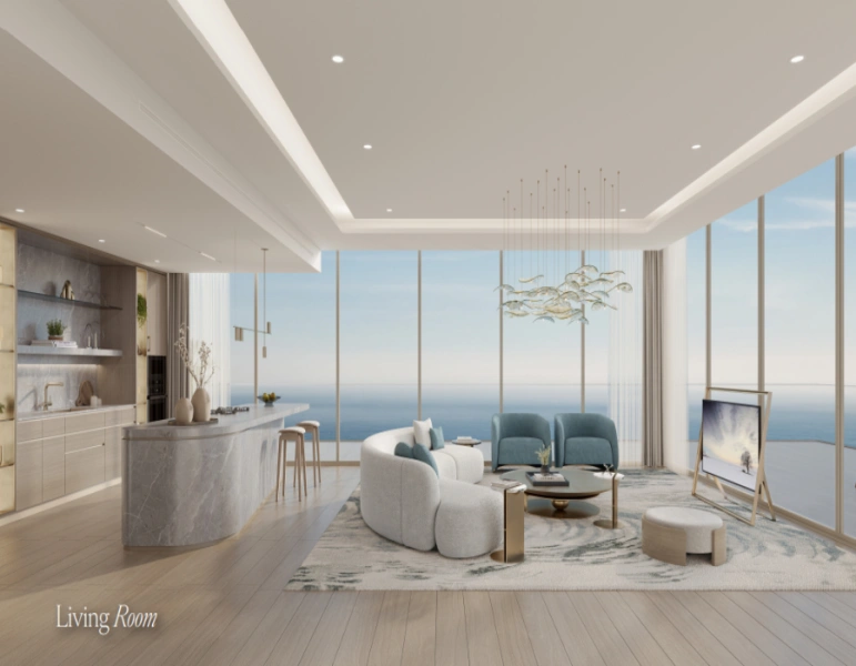 Stilvolles Ein-Zimmer-Apartment mit modernem Design