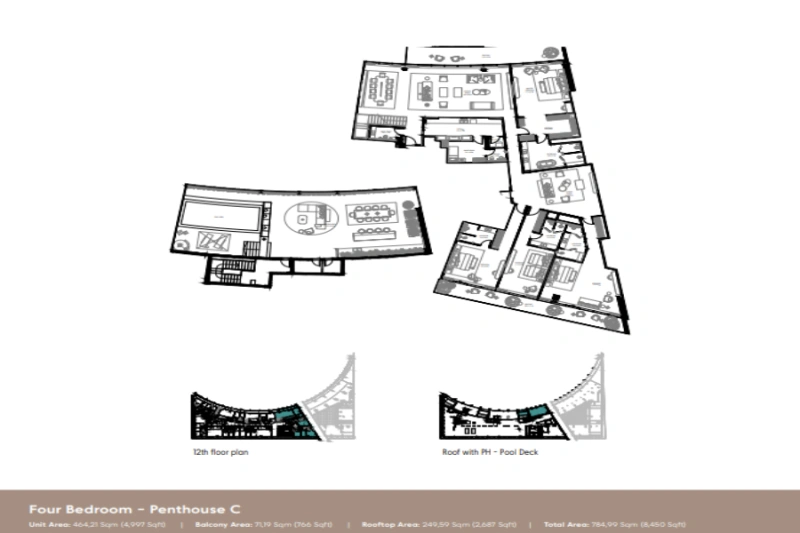 Splendido appartamento con quattro camere da letto e vista panoramica!