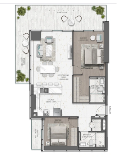 Geräumige 2-Zimmer-Wohnung: tolle Investition in Top-Lage!