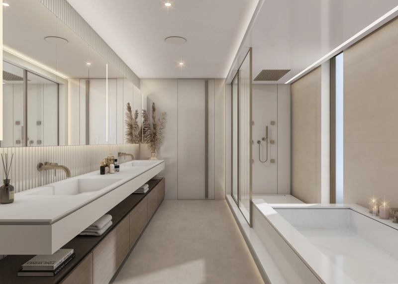 Luxuriöse Villa mit 5 Schlafzimmern, Dachterrasse und Insellage in traumhafter Umgebung