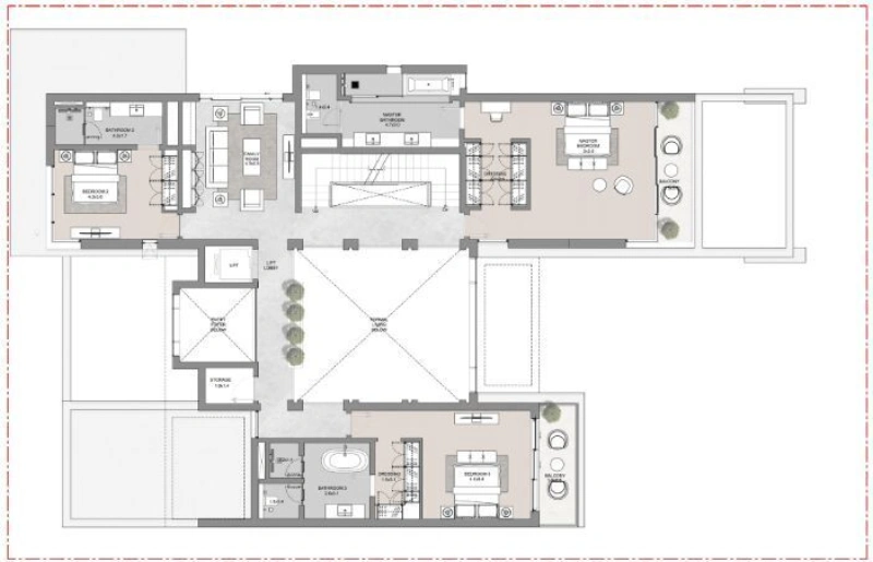 Luxuriöse Villa mit 5 Schlafzimmern, Dachterrasse und Insellage in traumhafter Umgebung