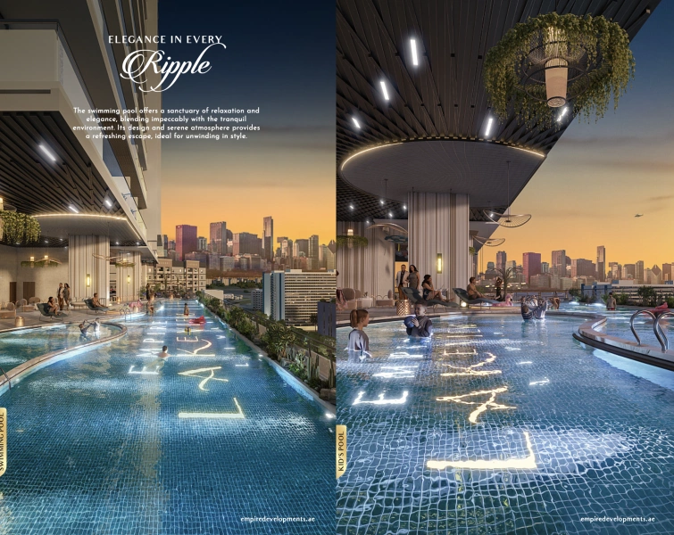 Luxuriöses 2-Schlafzimmer-Apartment mit privatem Pool und Zimmer für das Personal