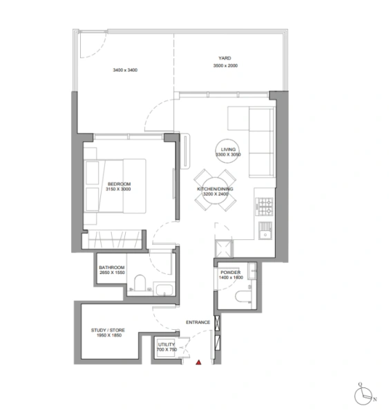 Gemütliche 1-Zimmer-Wohnung mit Abstellraum - ideal für kleine Familien!