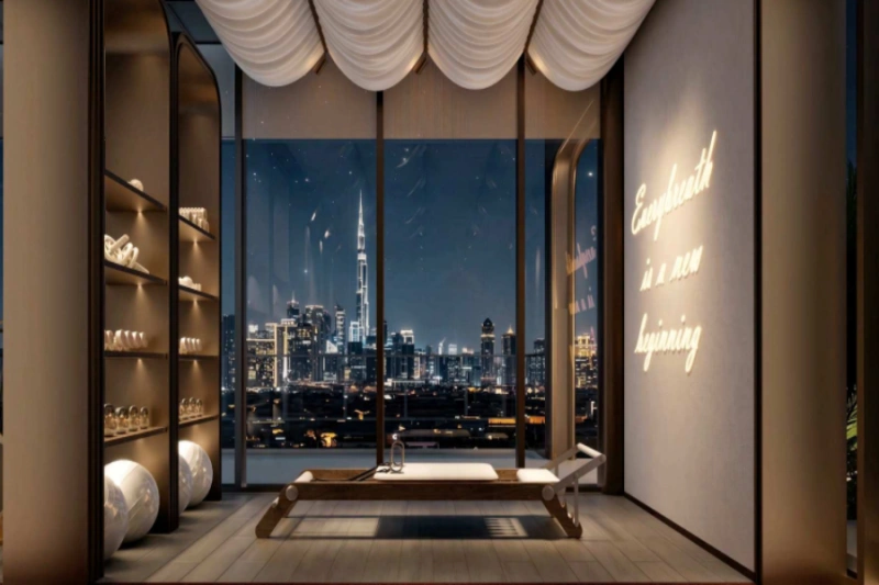 Stilvolles Ein-Zimmer-Apartment mit modernem Design