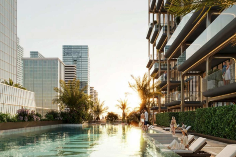 Stilvolles Ein-Zimmer-Apartment mit modernem Design