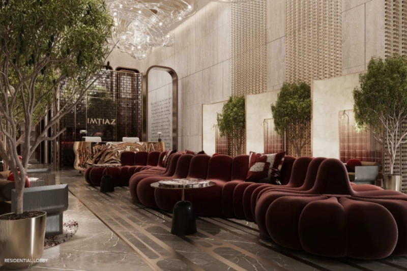 Stilvolles Ein-Zimmer-Apartment mit modernem Design