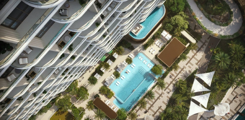 Luxuriöse Sky Villa mit 4 Schlafzimmern und riesigem Balkon mit privatem Pool!