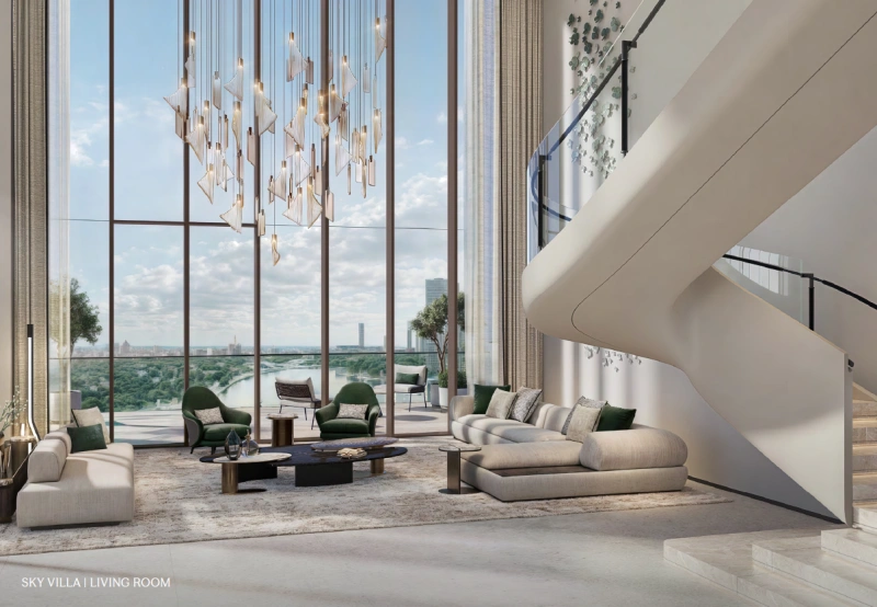 Luxuriöse Sky Villa mit 4 Schlafzimmern und riesigem Balkon mit privatem Pool!