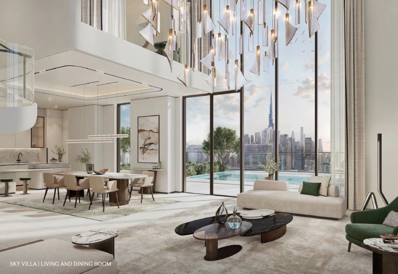 Luxuriöse Sky Villa mit 4 Schlafzimmern und riesigem Balkon mit privatem Pool!