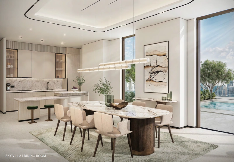 Luxuriöse Sky Villa mit 4 Schlafzimmern und riesigem Balkon mit privatem Pool!