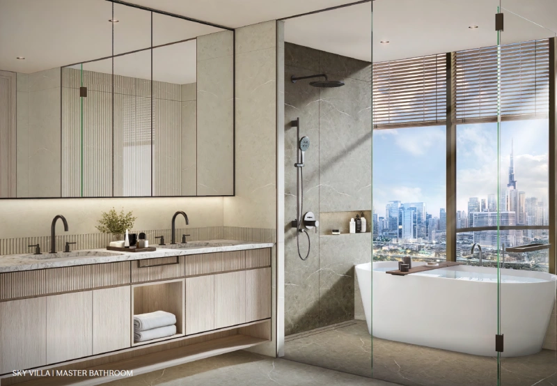 Luxuriöse Sky Villa mit 4 Schlafzimmern und riesigem Balkon mit privatem Pool!