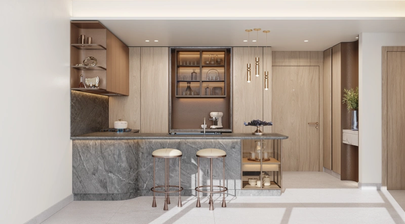 Geräumige 3-Zimmer-Wohnung mit atemberaubendem Panoramablick auf Uptown Dubai