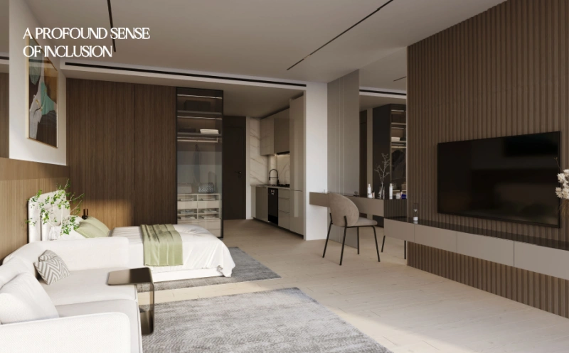 Luxuriöses Studio im Binghatti Aurora: Fantastische Hotel-JVC- und Gemeinschaftsansichten!