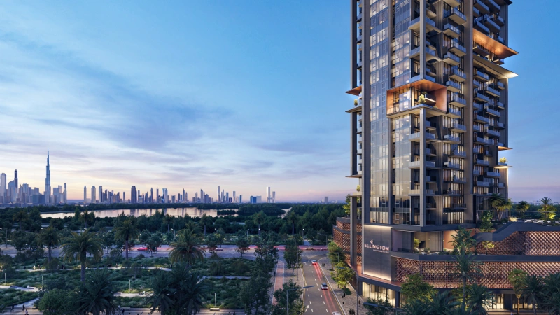 Moderne 1-Zimmer-Wohnung mit großflächigen Fenstern und separatem Wäsche Raum