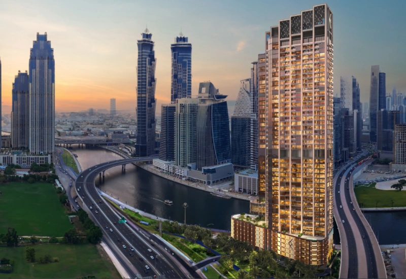 Exklusives Apartment mit 3 Schlafzimmern und Kanalblick im One River Point in Business Bay!