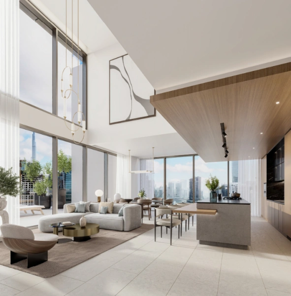 Exklusives Apartment mit 3 Schlafzimmern und Kanalblick im One River Point in Business Bay!