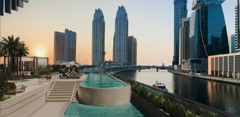 Exklusives Apartment mit 3 Schlafzimmern und Kanalblick im One River Point in Business Bay!