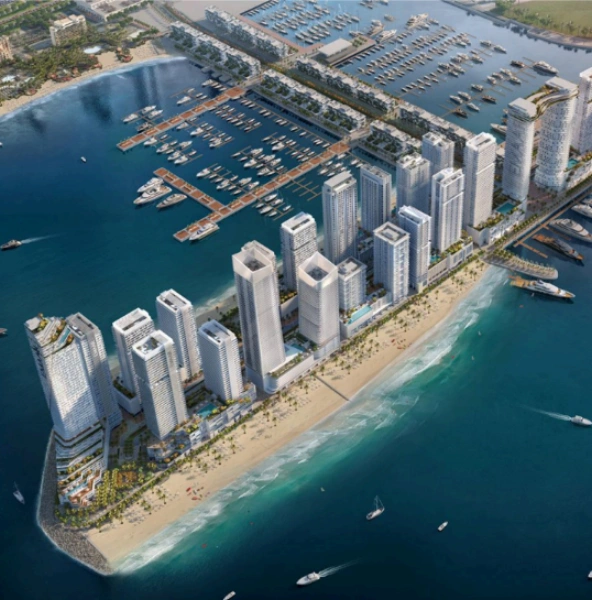 Luxuriöses Wohnung mit 3 Schlafzimmer, atemberaubender Marina- und Palmenblick