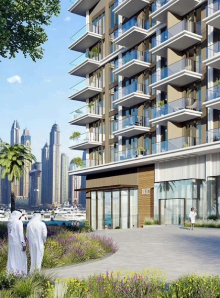 Luxuriöses Wohnung mit 3 Schlafzimmer, atemberaubender Marina- und Palmenblick